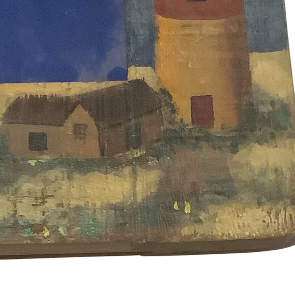 Prinz Lighthouse Wooden Picture Frame 4x6 Photo Nautical Ocean Vacation 10"x8" - Picture 4 of 8